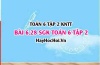 Bài 6.28 SGK Toán 6 tập 2 Kết nối tri thức